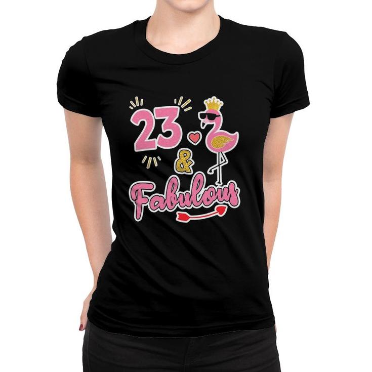 23 And Fabulous 23 Years Old Gift 23Rd Birthday Women T-shirt