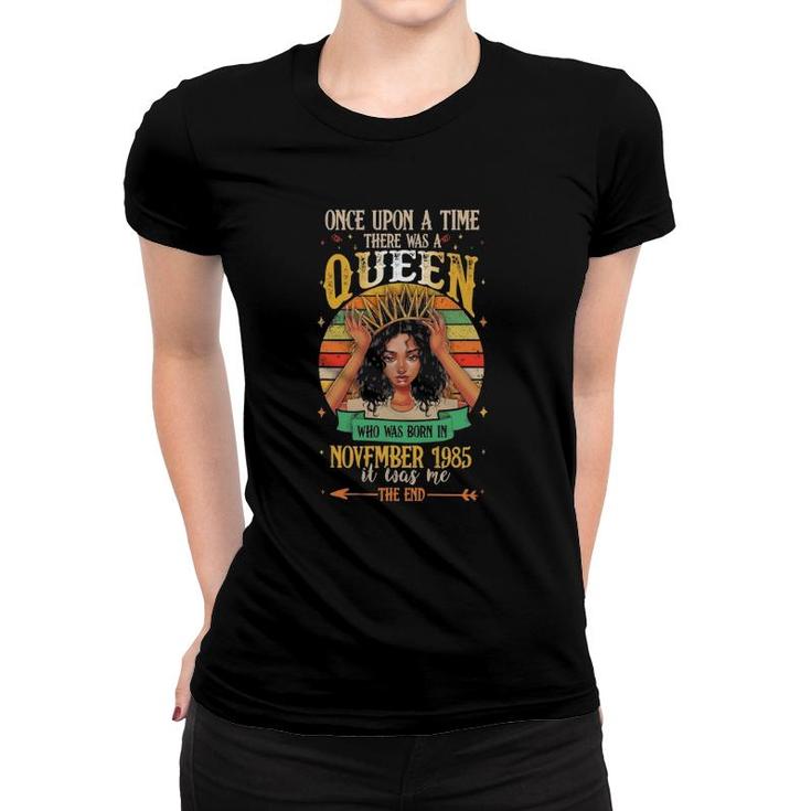 36 Years Old Birthday 36Th Birthday Queen November 1985 Ver2 Women T-shirt
