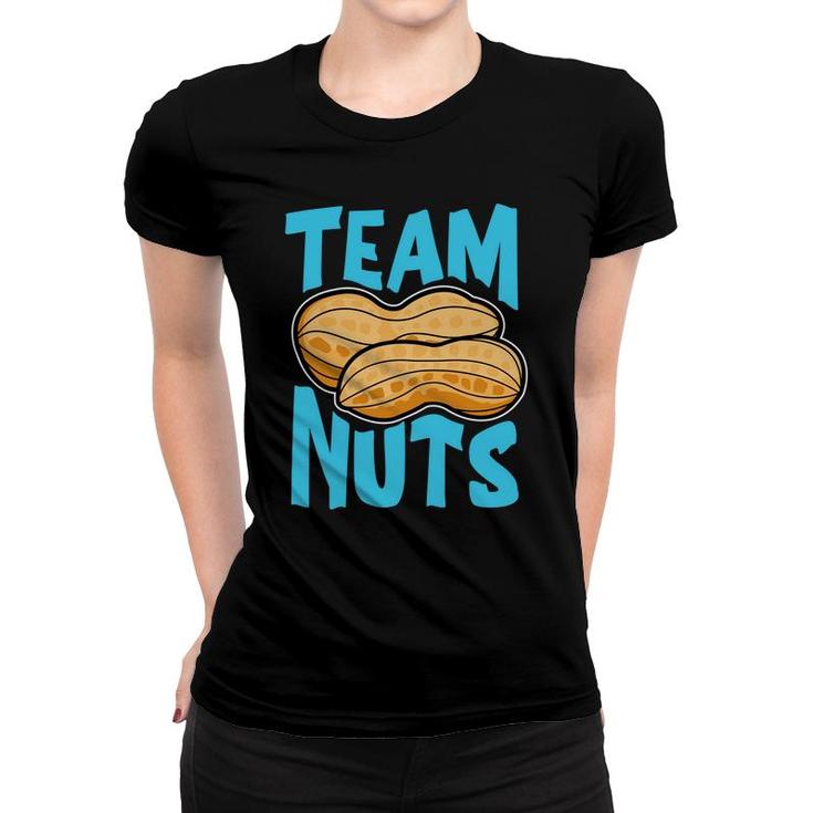 Baby Gender Reveal Party Gender Reveal Team Nuts Boy Baby Women T-shirt
