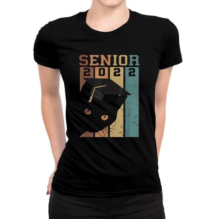 Class Of 2022 Graduation Cat Seniors Grad  Women T-shirt
