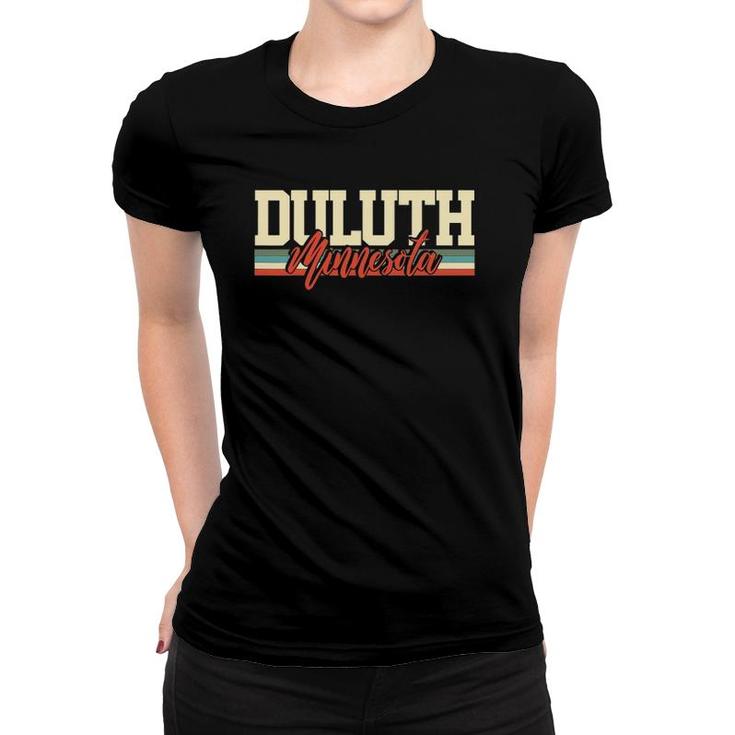 Duluth Minnesota State Home Retro Women T-shirt
