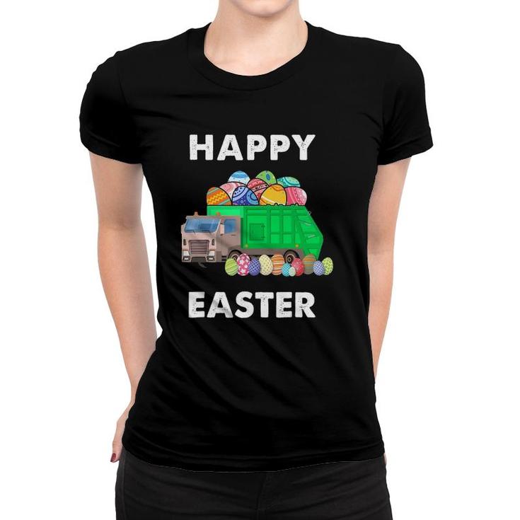 Easter Egg Garbage Truck S Men Boys Easter Bunny Basket Women T-shirt