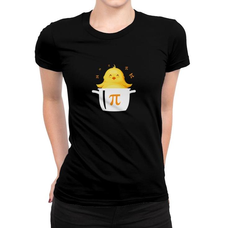 Funny Chicken Pot Pie Chicken Pot Happy Pi Day Women T-shirt