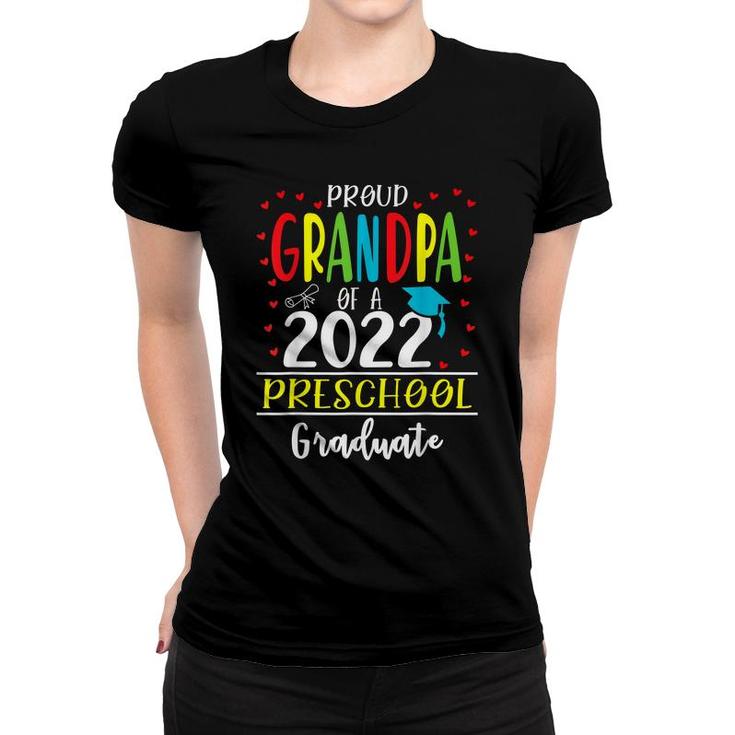 Funny Proud Grandpa Of A Class Of 2022 Preschool Graduate  Women T-shirt