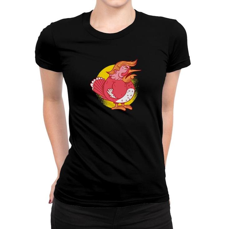 Funny Trump Turkey Thanksgiving Graphic Gif Women T-shirt