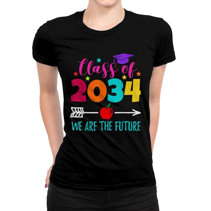Graduation 2034  Preschool Grow With Me Class Of 2034  Women T-shirt