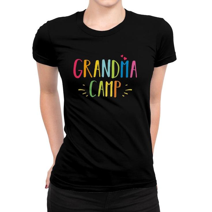 Grandma Camp Summer Vacation With Cousins Women T-shirt