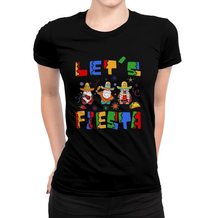 Happy Cinco De Mayo Lets Fiesta Mexican Party Women T-shirt