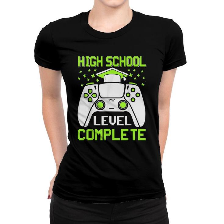 High School Level Complete Class Of 2022 Graduation Gamer  Women T-shirt