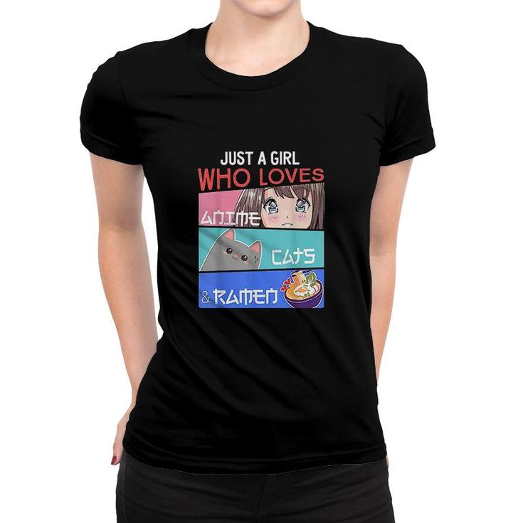 Just A Girl Who Loves Anime Women T-shirt