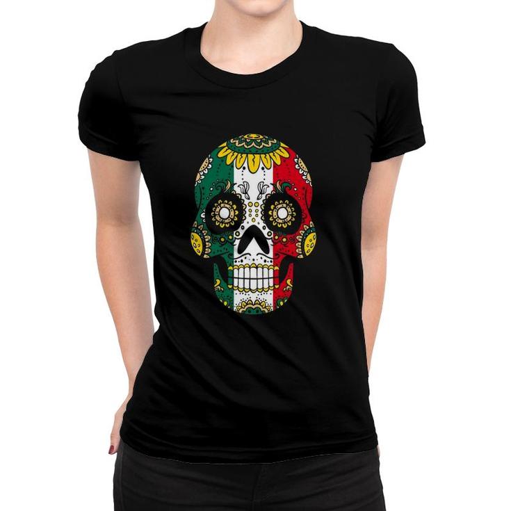 Mens Mexician Dia De Los Muertos Men Sugar Skull Day Of Dead Men Women T-shirt