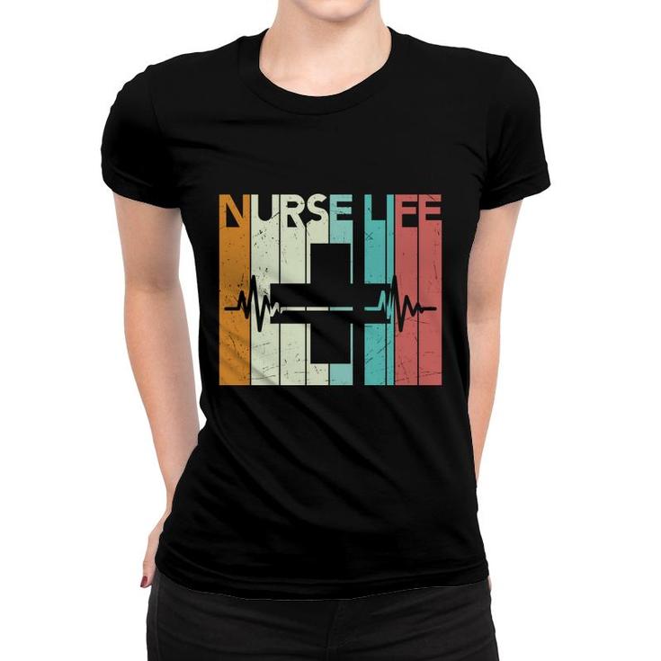 Nurse  Life Nurse Graphics Red Blue  Yellow New 2022 Women T-shirt