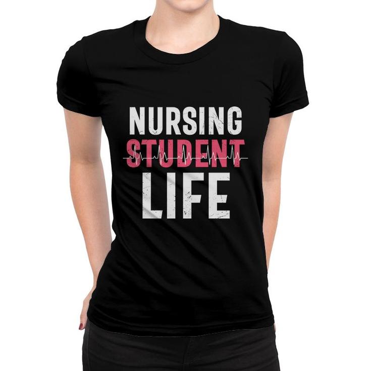 Nursing Student Life Heartbeat Great Pinl Nurse New 2022 Women T-shirt