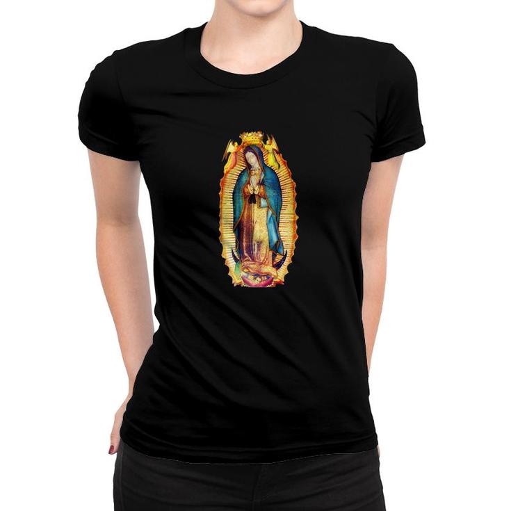 Our Lady Of Guadalupe Catholic Jesus Virgin Mary Women T-shirt