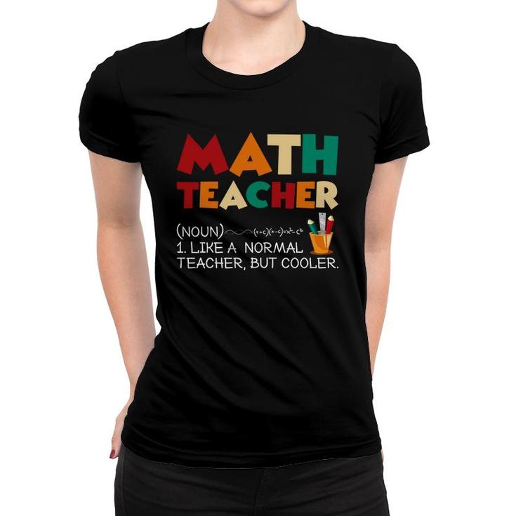 Physics Symbols Gifts For Math Teacher Definition Women T-shirt