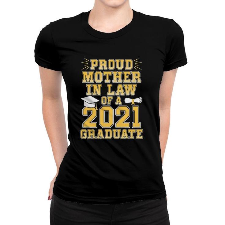 Proud Mother In Law Of A 2021 Graduate School Graduation Women T-shirt