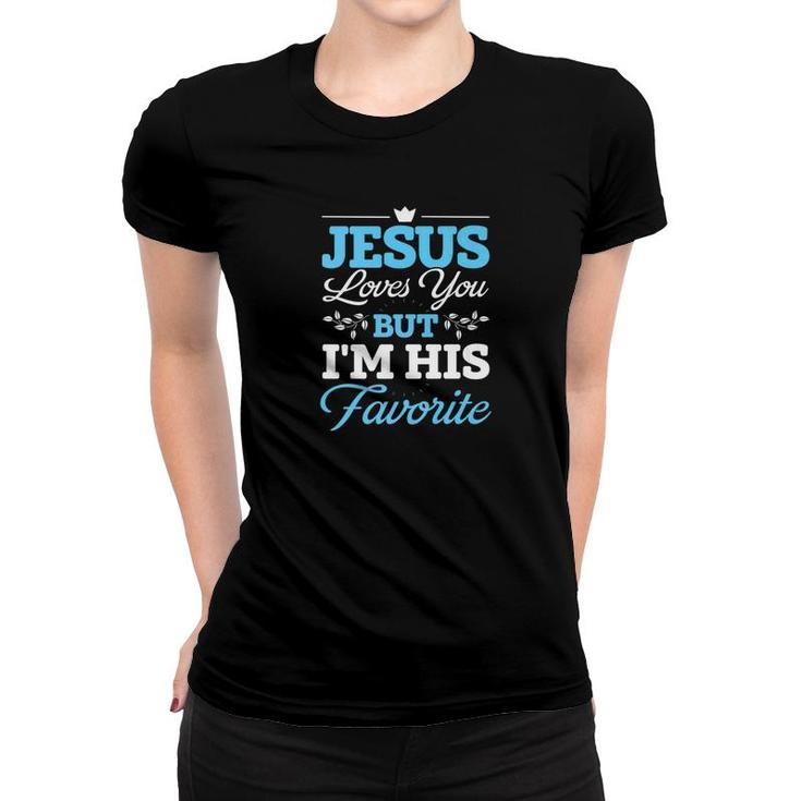 Religious Christian Jesus Loves Christmas Gif Women T-shirt