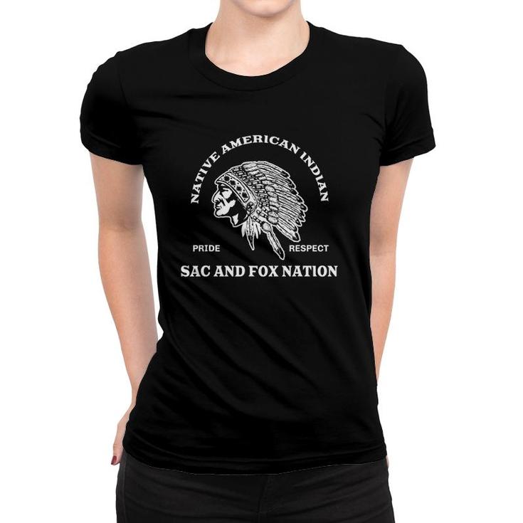 Sac And Fox Nation Native American Inspired Gift Women T-shirt