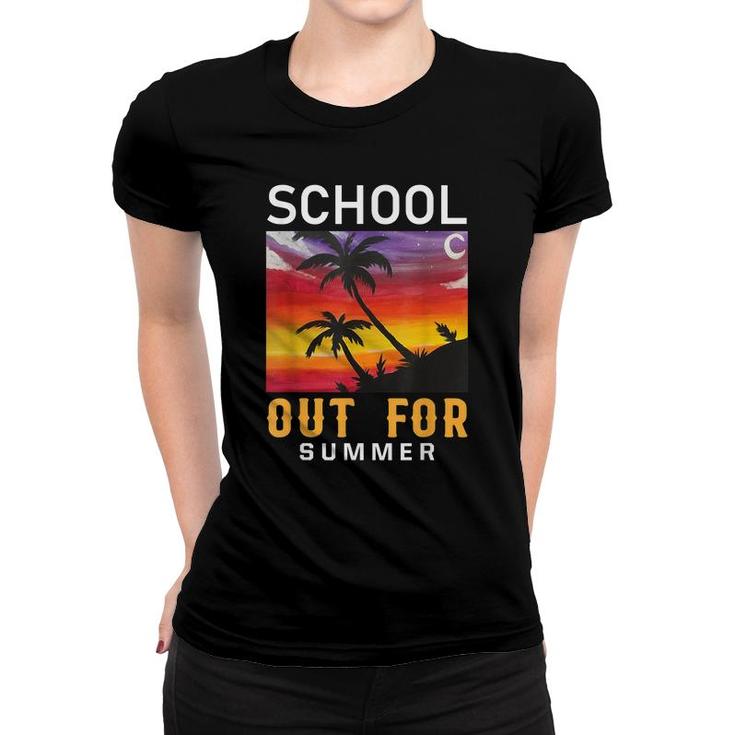 Schools Out For Summer Last Day Of School Pineapple Teacher  Women T-shirt