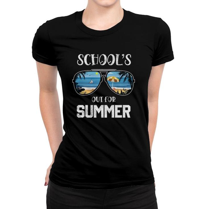 Schools Out For Summer Last Day Of School Student Teacher  Women T-shirt