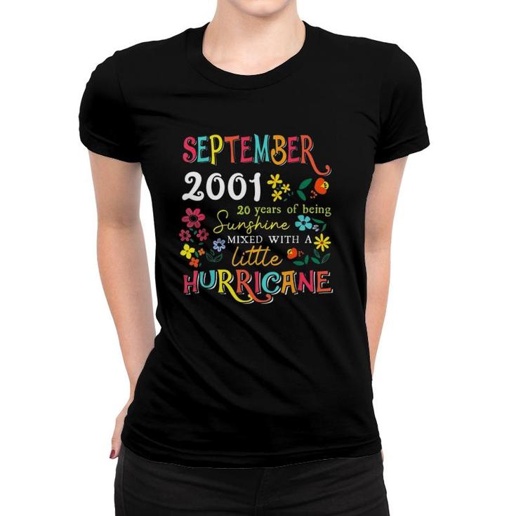 September Girls 2001 Funny 20Th Birthday 20 Years Old Gift Women T-shirt