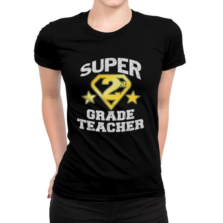 Super 2Nd Grade Teacher Hero Women T-shirt