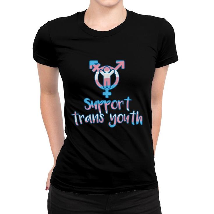 Support Trans Youth Protect Kids Lgbt Transgender Pride  Women T-shirt