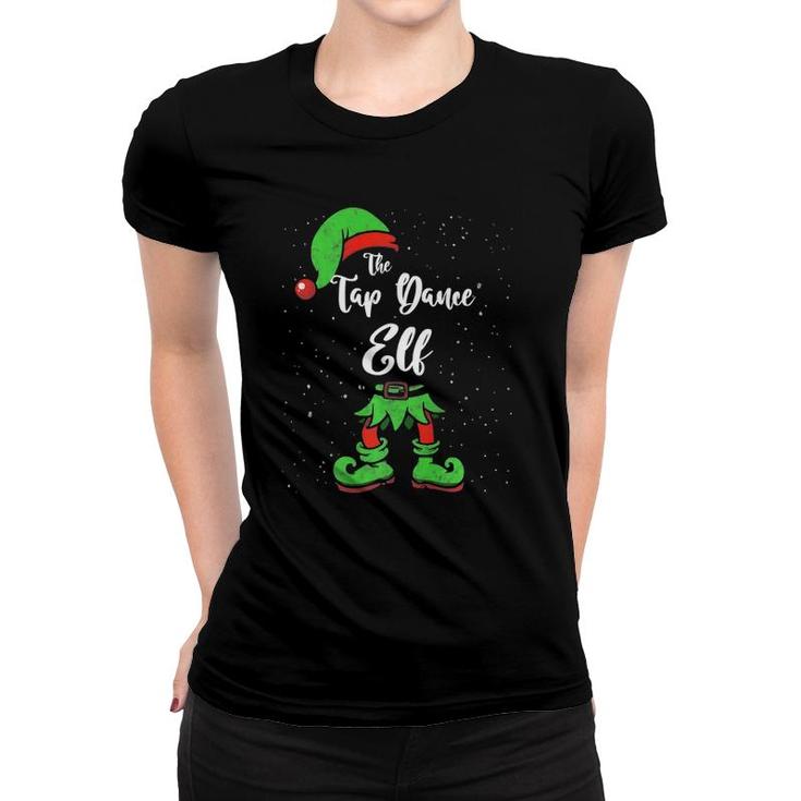 Tap Dance Elf Matching Family Christmas Pajama Costume  Women T-shirt