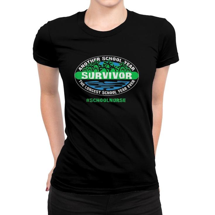 The Longest School Year Ever Survivor School Nurse 2021 Ver2 Women T-shirt