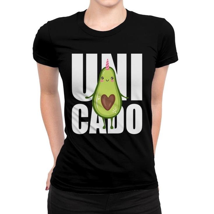 Unicado Funny Avocado Is Walking Happy Women T-shirt