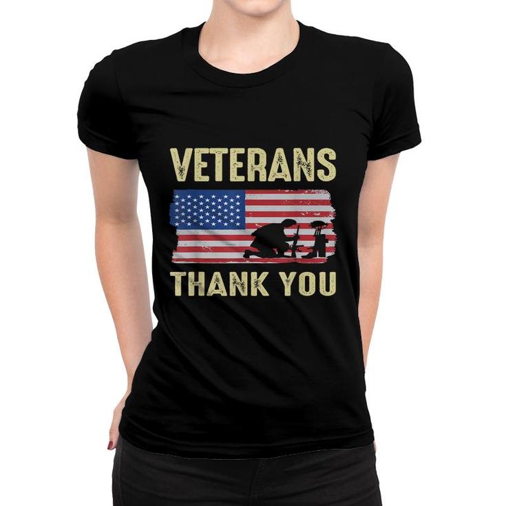 Usa Memorial Day Military Veterans Day 2021 We Thank You  Women T-shirt