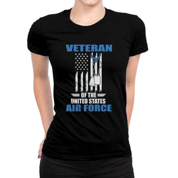 Veteran 2022 Of The Us Air Force Blue Graphic Women T-shirt