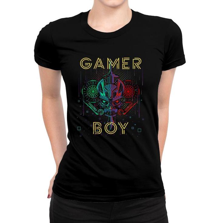 Video Gamer Boy Cool Gaming Lovers Games Boys Gamer Women T-shirt