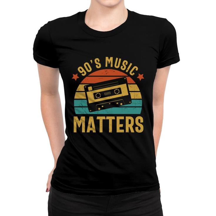 Vintage 90S Music Matters Mixtape 80S 90S Styles Women T-shirt