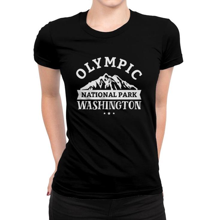 Vintage National Park Olympic National Park Design Women T-shirt