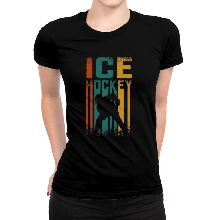 Vintage Retro Ice Hockey Women T-shirt