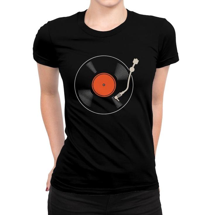Vinyl Music Lover Dj Vinyl Record Women T-shirt