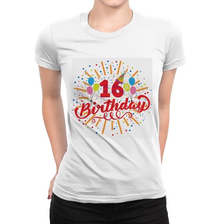 16Th Birthday 2006 White Graphics Hd Women T-shirt
