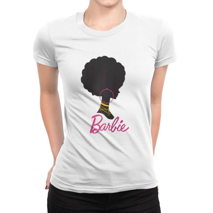 Barbie Afro Barbie Raglan Baseball Tee Women T-shirt