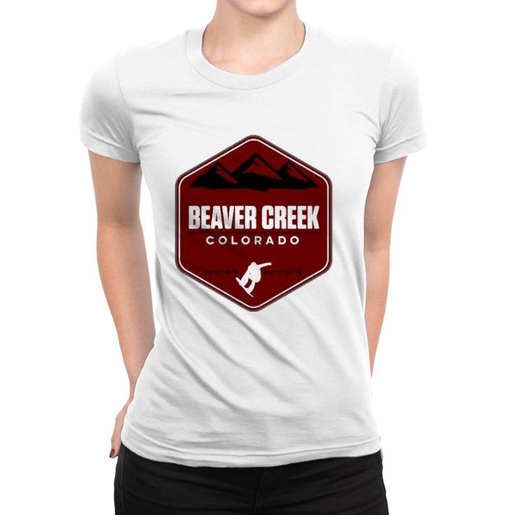 Beaver Creek Colorado Snowboard  Women T-shirt