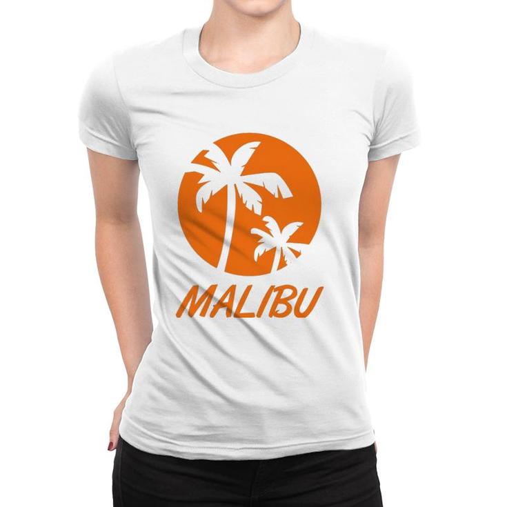 California Palm Tree Malibu  Women T-shirt