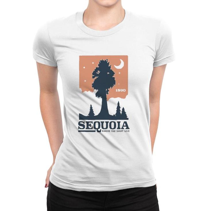 California Sequoia National Park Lovers Gift Women T-shirt