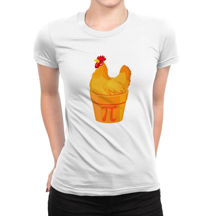Chicken Pot Pie Pi Day  Mathematician Funny Math Gift Women T-shirt