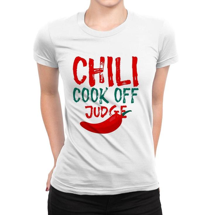 Chili Cook Off Judge Lovers Gift Women T-shirt