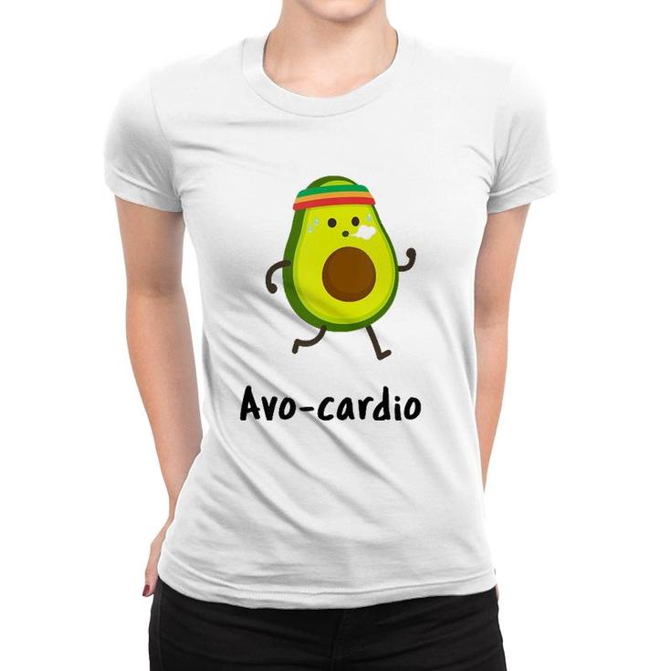 Cinco De Mayo Avo Cardio Funny Workout Jogging Running Pun  Women T-shirt