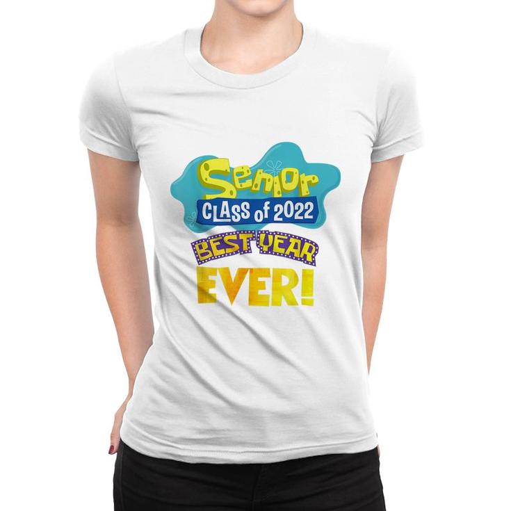 Class Of 2022 Senior 90S 2000S Tv Style Best Year Ever Grad Women T-shirt