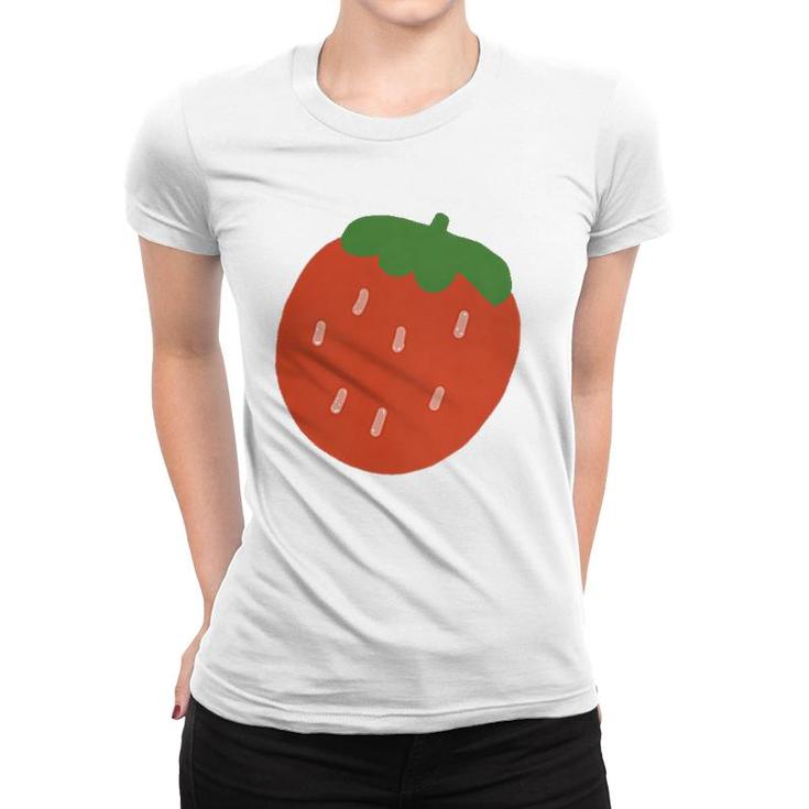 Cute Cottagecore Kawaii Strawberry Aesthetic  Women T-shirt