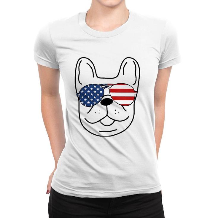 French Bulldog 4Th Of July Independence Day  Women T-shirt