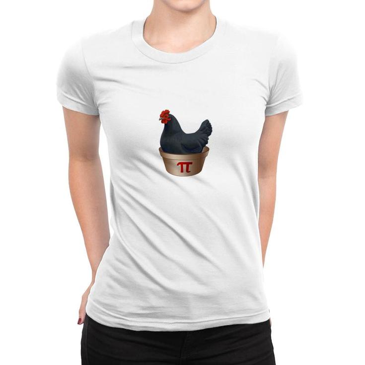 Funny Chicken Pot Pi Pot Pie Black Hen Women T-shirt