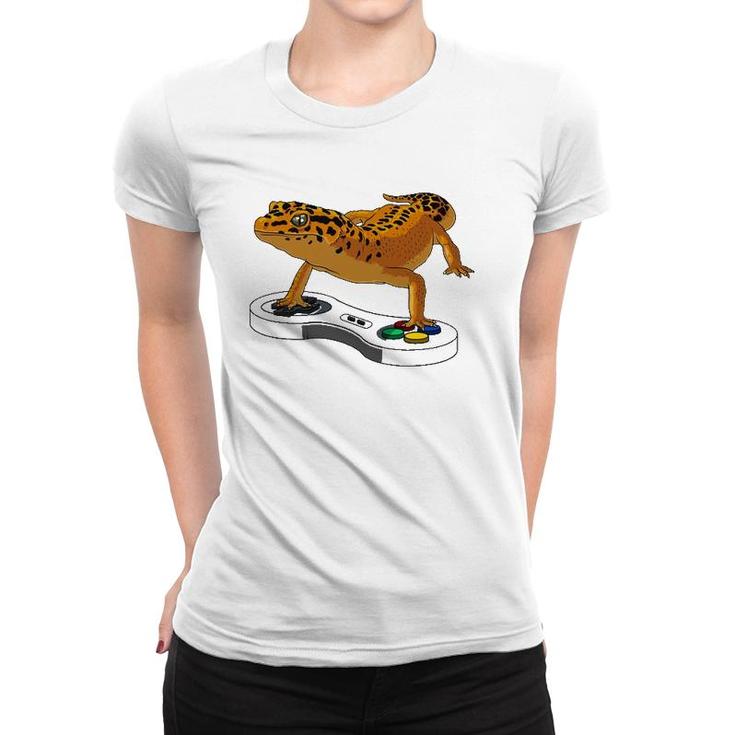 Funny Leopard Gecko Bearded Dragon Gift Kids Cool Gamers Women T-shirt